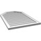 Ekena Millwork Octagonal Top Surface Mount PVC Gable Vent w/ 2"W x 1-1/2"P Brickmould Frame, 26"W x 40"H GVPOT26X4002SN - alternate 4